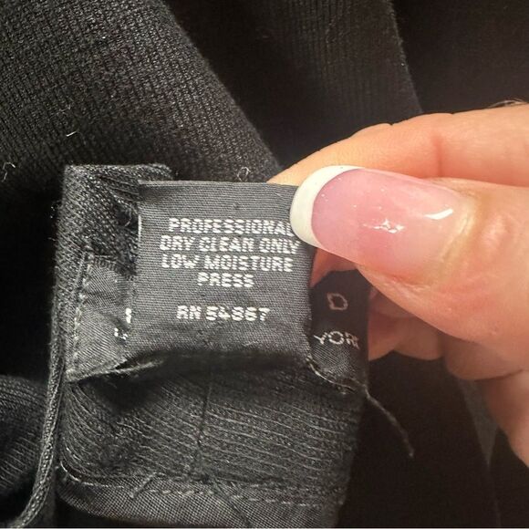 Limited Linen Blend Double Breasted Blazer Pants Suit Set Black Size 10/12 - Picture 15 of 15